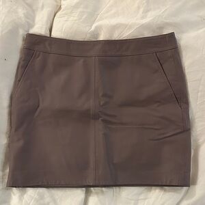 Leith Lilac Leather Mini Skirt